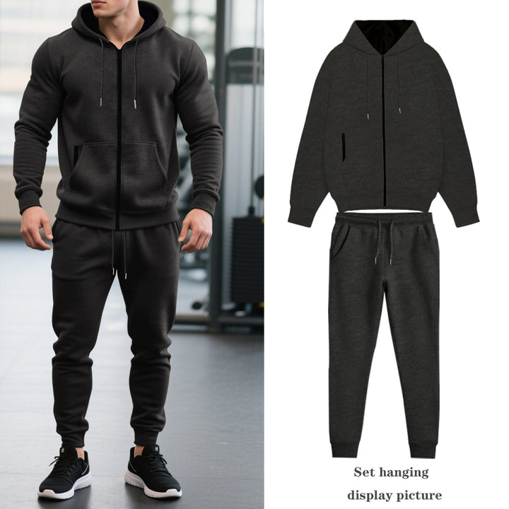 Herrar Sportig hooded jumpsuit med elastisk midja och praktiska fickor Eva Jonsson-Eva Jonsson