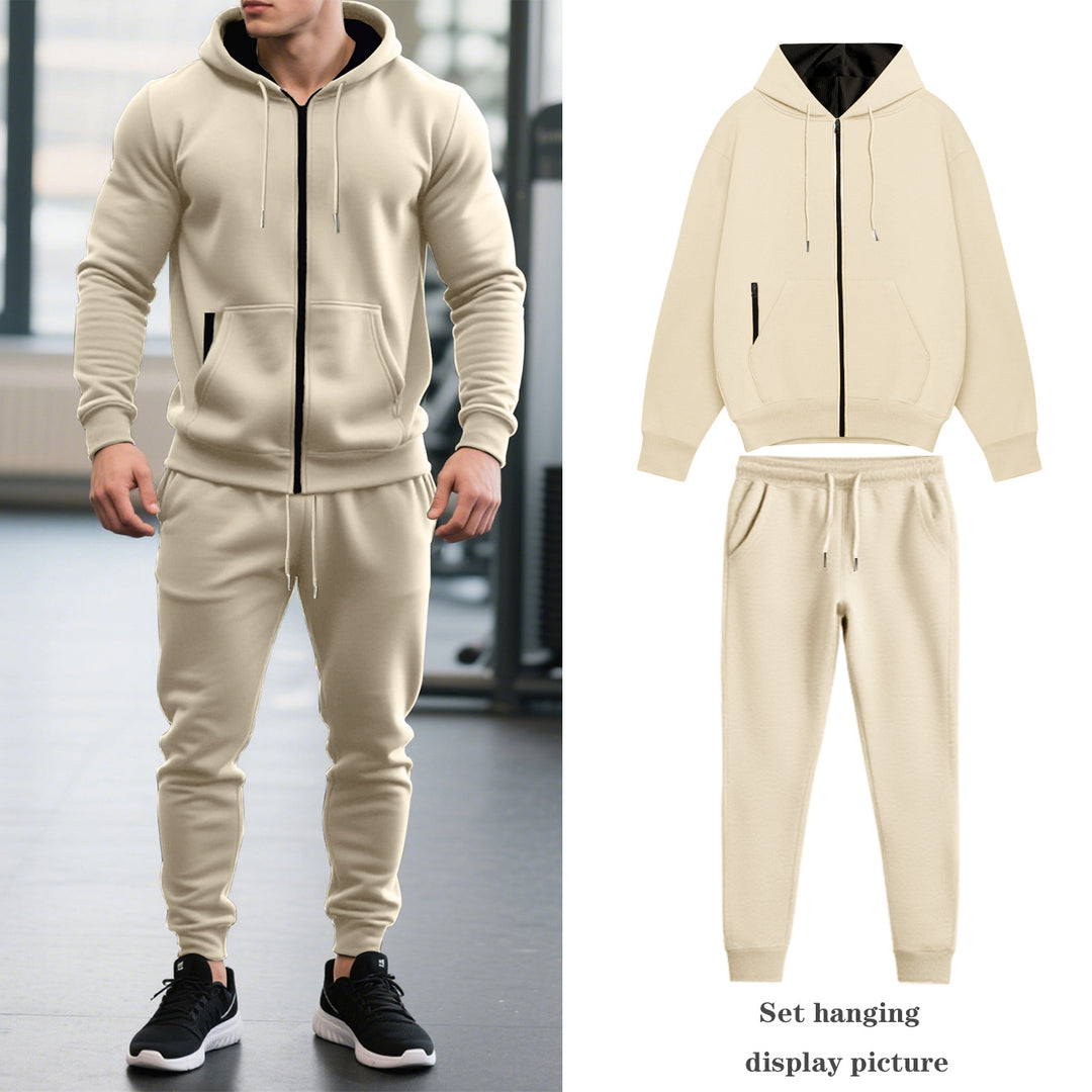 Herrar Sportig hooded jumpsuit med elastisk midja och praktiska fickor Mirla-Eva Jonsson