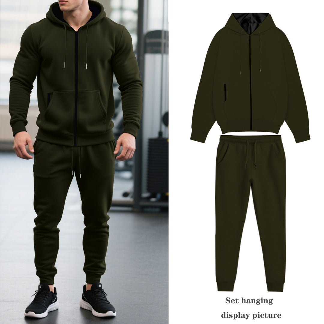Herrar Sportig hooded jumpsuit med elastisk midja och praktiska fickor Mirla-Eva Jonsson