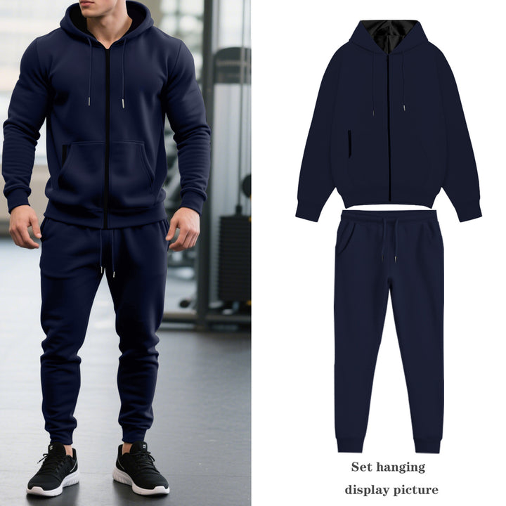 Herrar Sportig hooded jumpsuit med elastisk midja och praktiska fickor Mirla-Eva Jonsson
