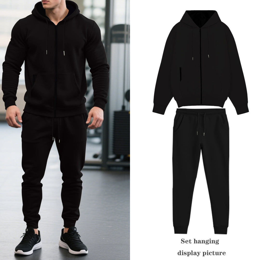 Herrar Sportig hooded jumpsuit med elastisk midja och praktiska fickor Mirla-Eva Jonsson
