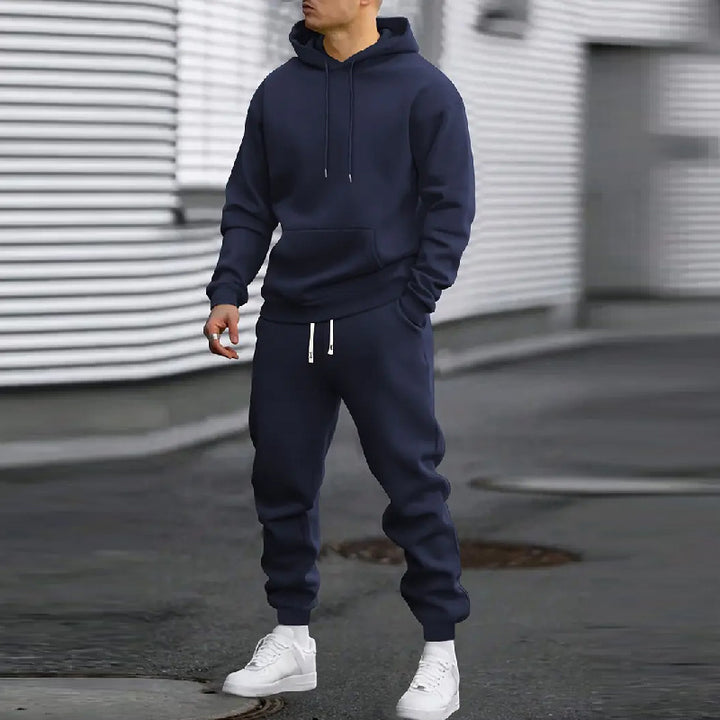 Herrar Sportig hoodie set med praktiska fickor Eva Jonsson-Eva Jonsson