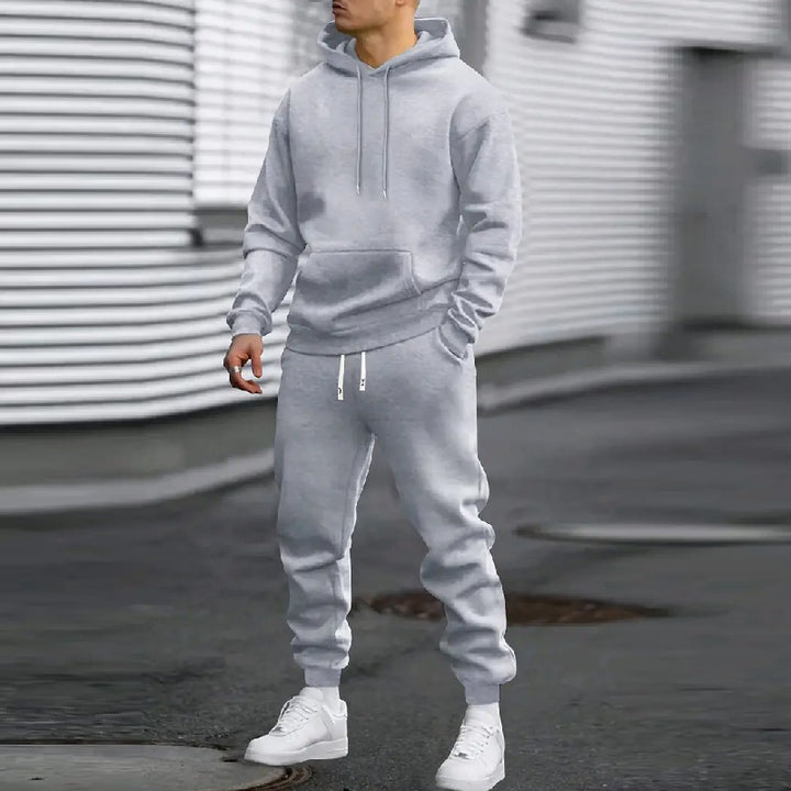 Herrar Sportig hoodie set med praktiska fickor Eva Jonsson-Eva Jonsson