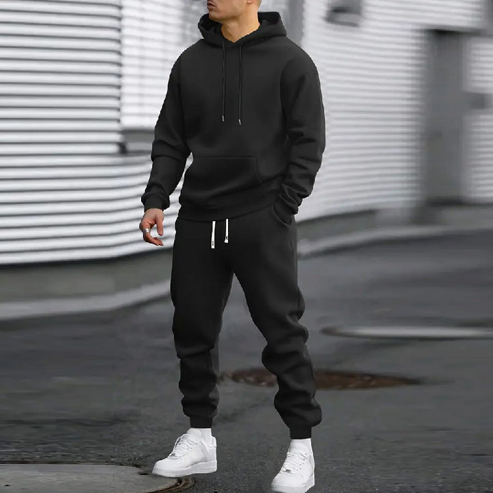 Herrar Sportig hoodie set med praktiska fickor Eva Jonsson-Eva Jonsson
