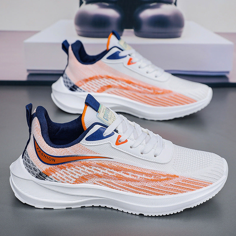 Herrar Sportiga Sneakers med Andningsbar Mesh-Yta och Dämpande Sula Mirla-Eva Jonsson