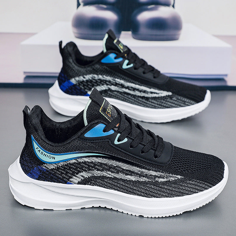 Herrar Sportiga Sneakers med Andningsbar Mesh-Yta och Dämpande Sula Mirla-Eva Jonsson