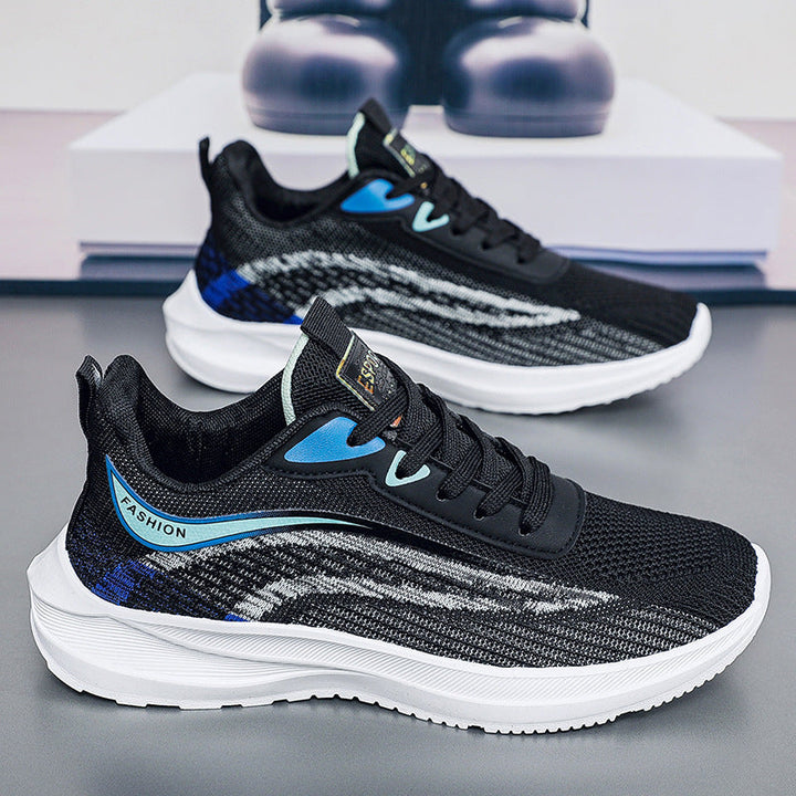 Herrar Sportiga Sneakers med Andningsbar Mesh-Yta och Dämpande Sula Mirla-Eva Jonsson