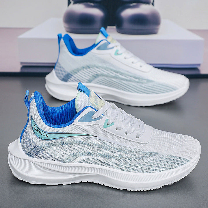 Herrar Sportiga Sneakers med Andningsbar Mesh-Yta och Dämpande Sula Mirla-Eva Jonsson