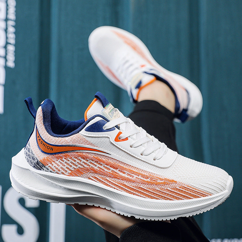 Herrar Sportiga Sneakers med Andningsbar Mesh-Yta och Dämpande Sula Mirla-Eva Jonsson