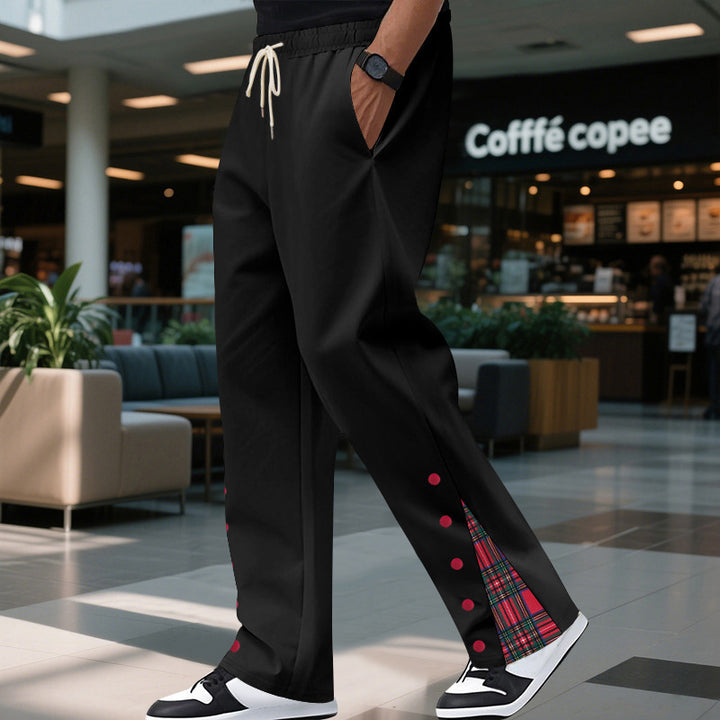 Herrar Sportiga fritidsbyxor med randig accent Mirla-Eva Jonsson