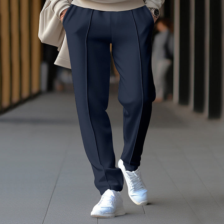 Herrar Sportiga joggingbyxor med elastisk midja och sidofack Eva Jonsson-Eva Jonsson