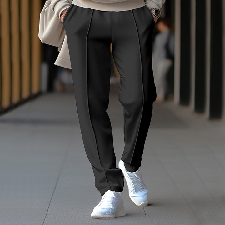 Herrar Sportiga joggingbyxor med elastisk midja och sidofack Mirla-Eva Jonsson