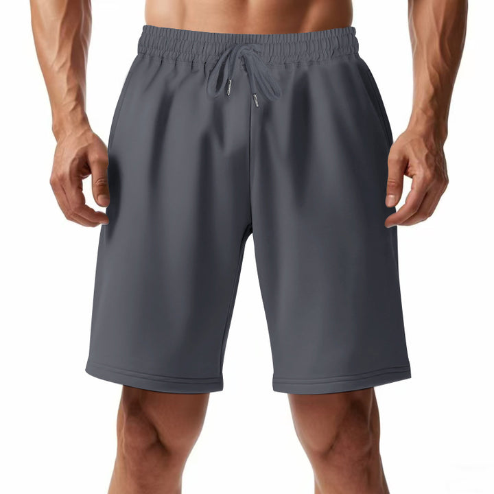 Herrar Sportiga korta löpshorts med elastisk midja och praktisk snörning Mirla-Eva Jonsson