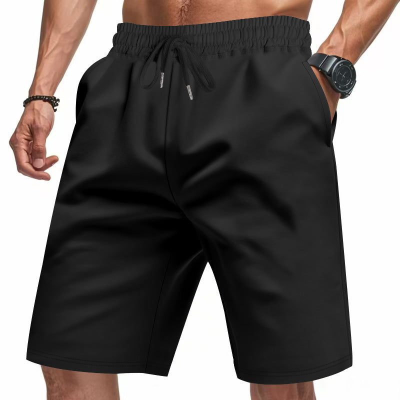 Herrar Sportiga korta löpshorts med elastisk midja och praktisk snörning Mirla-Eva Jonsson