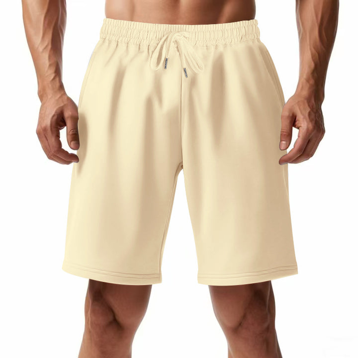 Herrar Sportiga korta löpshorts med elastisk midja och praktisk snörning Mirla-Eva Jonsson