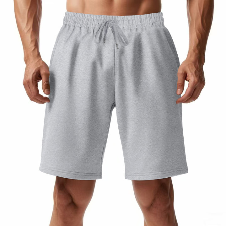 Herrar Sportiga korta löpshorts med elastisk midja och praktisk snörning Mirla-Eva Jonsson