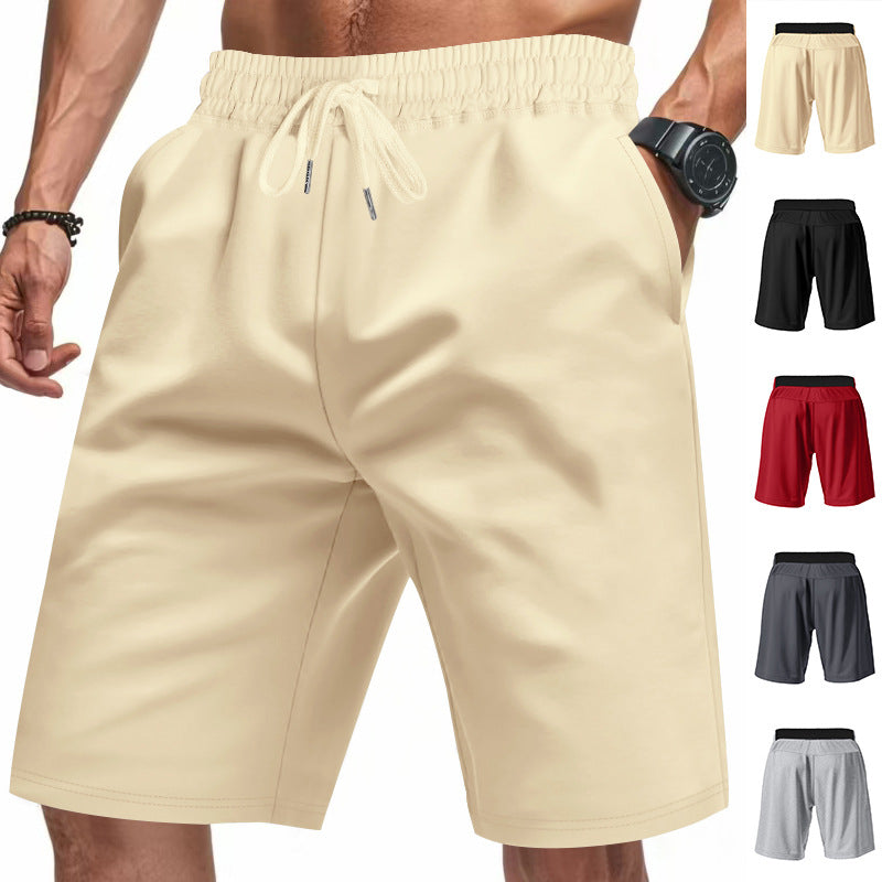 Herrar Sportiga korta löpshorts med elastisk midja och praktisk snörning Mirla-Eva Jonsson