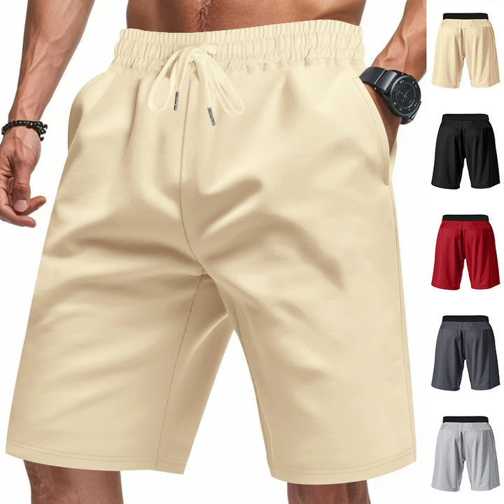 Herrar Sportiga korta löpshorts med elastisk midja och praktisk snörning Mirla-Eva Jonsson