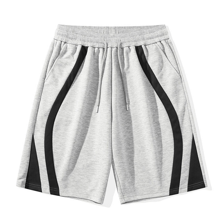 Herrar Sportiga shorts med elastisk midja och sidokontraststripes Mirla-Eva Jonsson