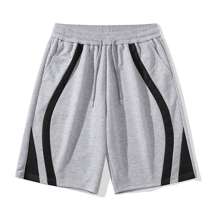 Herrar Sportiga shorts med elastisk midja och sidokontraststripes Mirla-Eva Jonsson