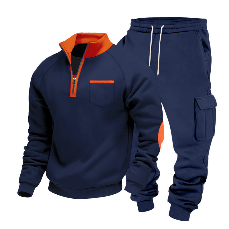 Herrar Sportigt Hoodie-set med praktisk ficklösning Mirla-Eva Jonsson
