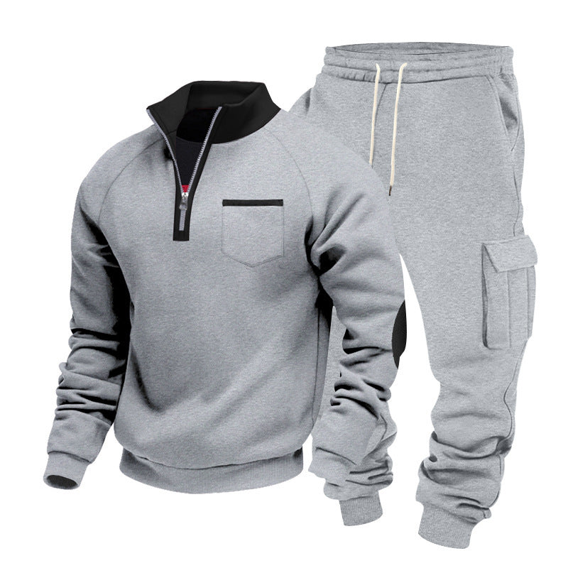 Herrar Sportigt Hoodie-set med praktisk ficklösning Mirla-Eva Jonsson