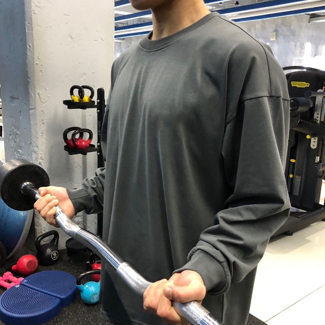Herrar Sportigt Långärmat T-shirt i andningsbart material Mirla-Eva Jonsson