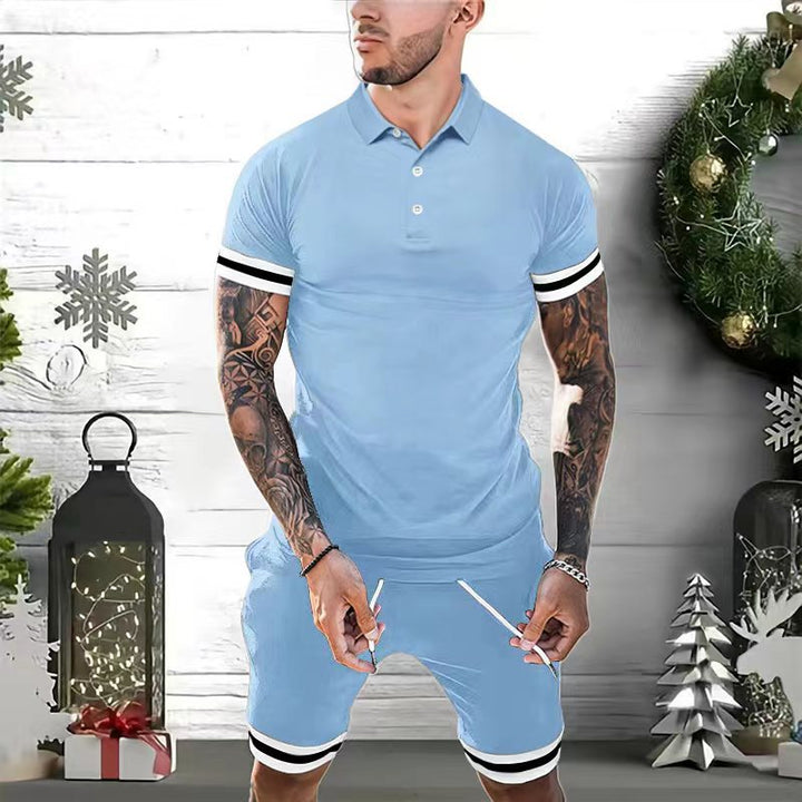 Herrar Sportigt Poloshirt och Shorts-set Mirla-Eva Jonsson