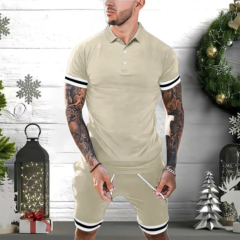 Herrar Sportigt Poloshirt och Shorts-set Mirla-Eva Jonsson