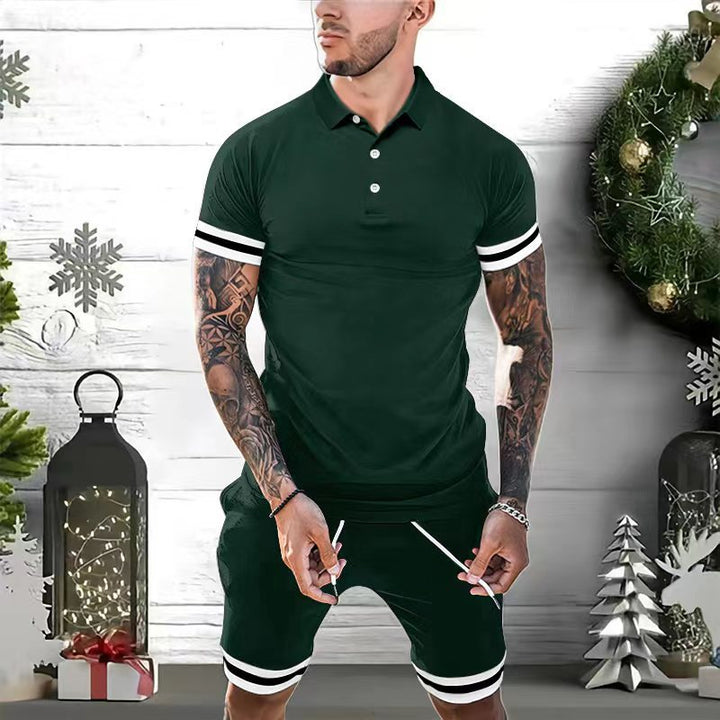 Herrar Sportigt Poloshirt och Shorts-set Mirla-Eva Jonsson
