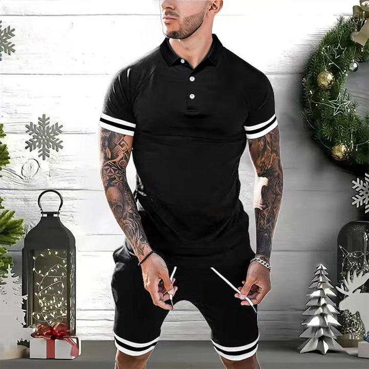 Herrar Sportigt Poloshirt och Shorts-set Mirla-Eva Jonsson