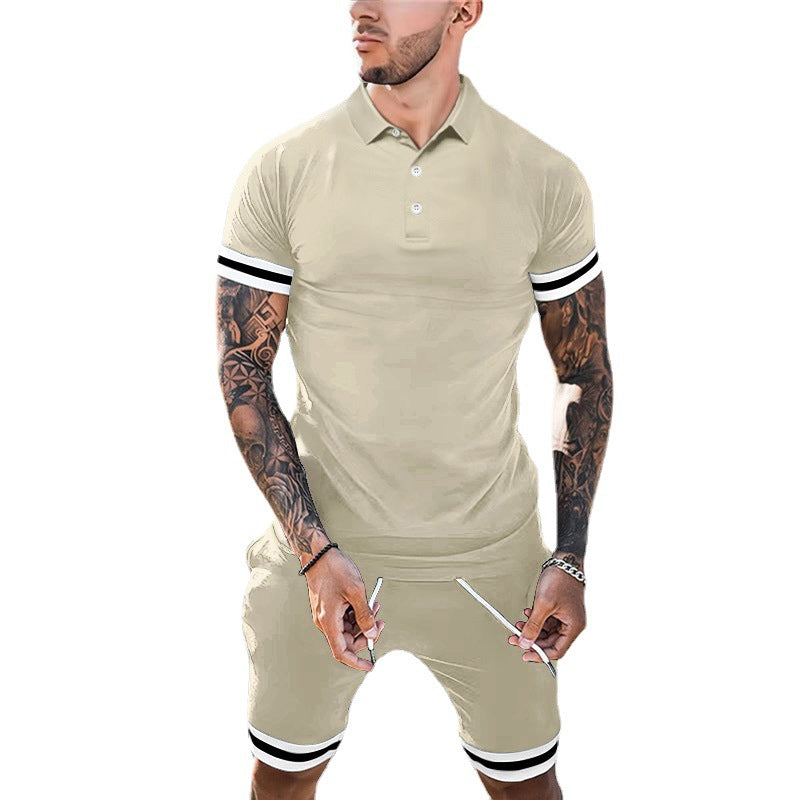 Herrar Sportigt Poloshirt och Shorts-set Mirla-Eva Jonsson