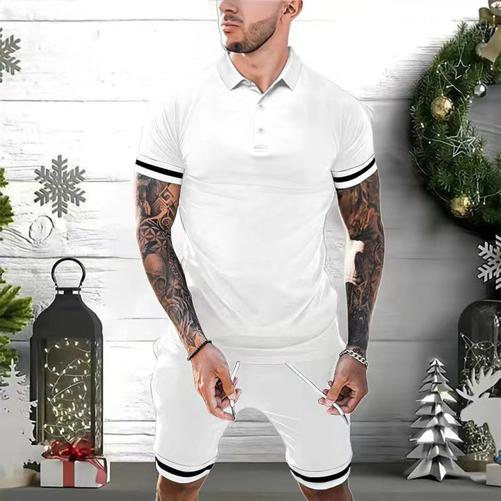 Herrar Sportigt Poloshirt och Shorts-set Mirla-Eva Jonsson