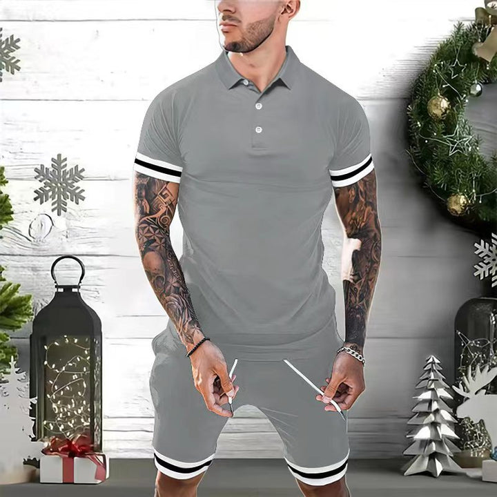 Herrar Sportigt Poloshirt och Shorts-set Mirla-Eva Jonsson