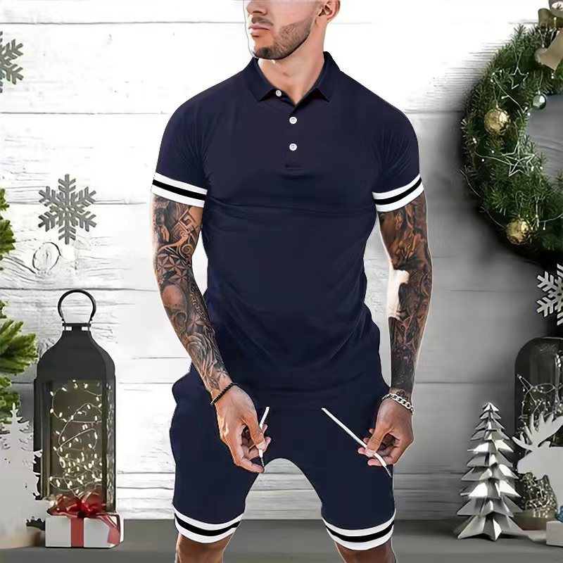 Herrar Sportigt Poloshirt och Shorts-set Mirla-Eva Jonsson