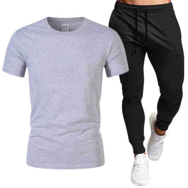Herrar Sportigt T-shirt och Joggingbyxor Set Mirla-Eva Jonsson
