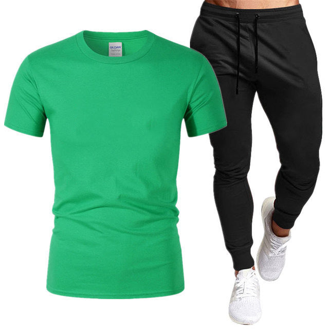 Herrar Sportigt T-shirt och Joggingbyxor Set Mirla-Eva Jonsson