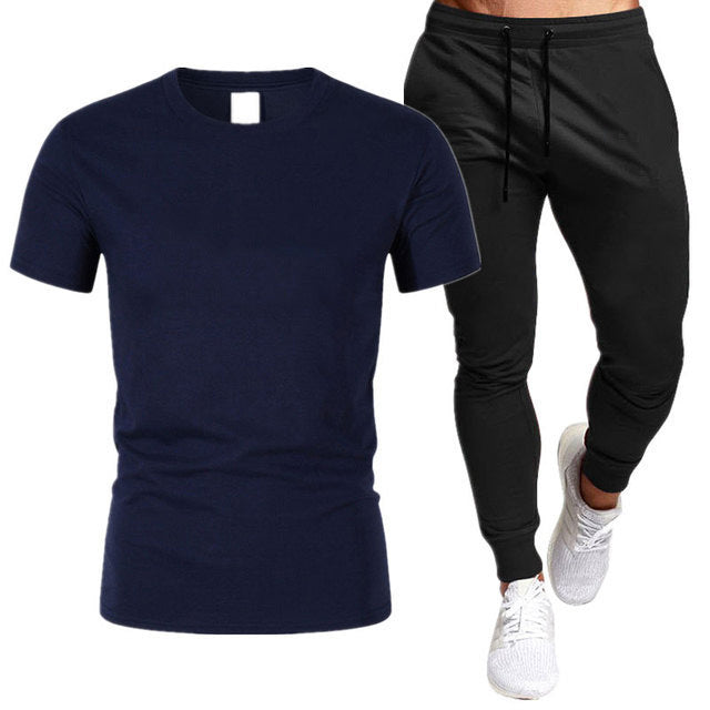 Herrar Sportigt T-shirt och Joggingbyxor Set Mirla-Eva Jonsson