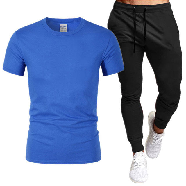 Herrar Sportigt T-shirt och Joggingbyxor Set Mirla-Eva Jonsson