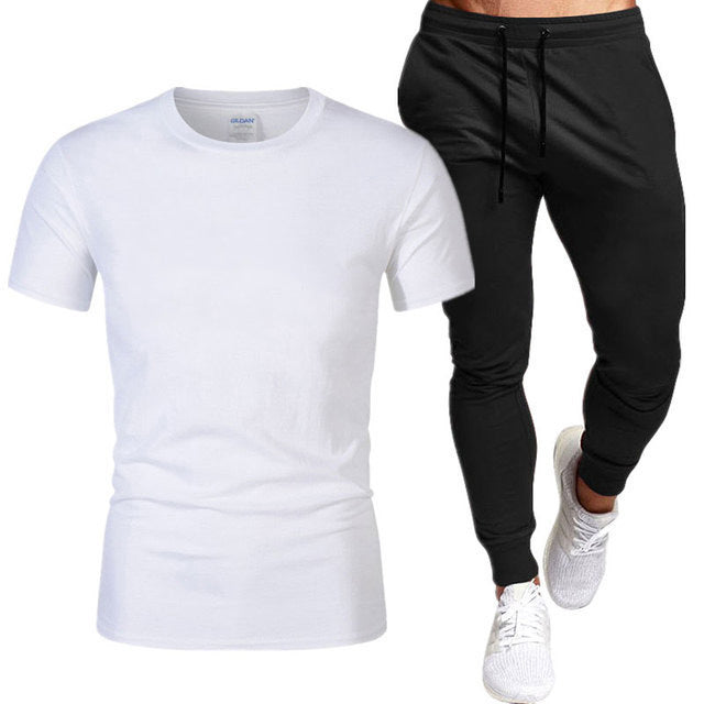 Herrar Sportigt T-shirt och Joggingbyxor Set Mirla-Eva Jonsson