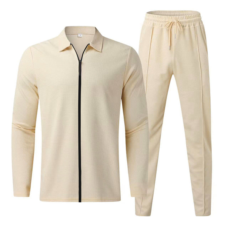 Herrar Sportigt Zip-Up Set med andningsbar struktur Eva Jonsson-Eva Jonsson