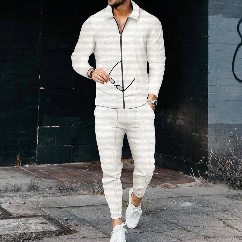 Herrar Sportigt Zip-Up Set med andningsbar struktur Eva Jonsson-Eva Jonsson