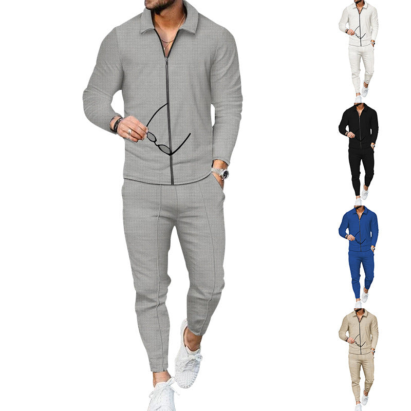 Herrar Sportigt Zip-Up Set med andningsbar struktur Eva Jonsson-Eva Jonsson
