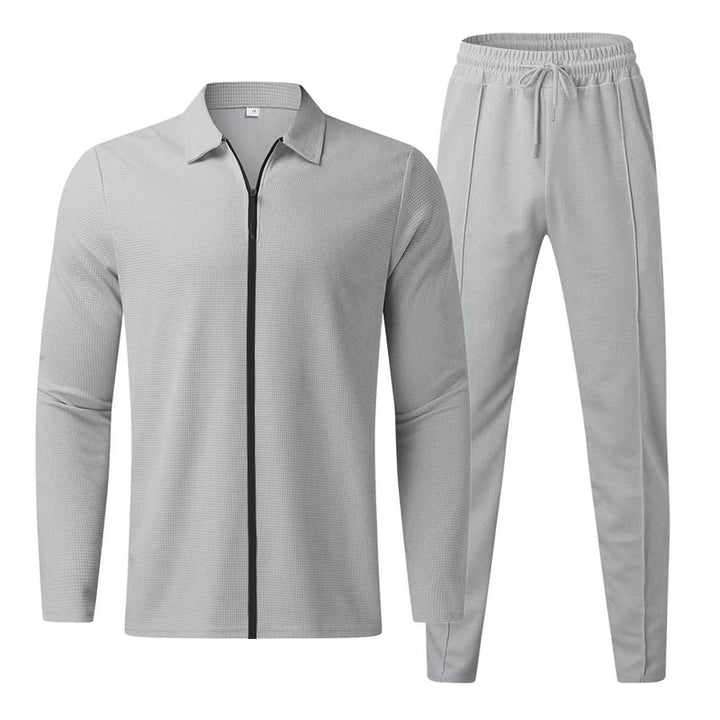 Herrar Sportigt Zip-Up Set med andningsbar struktur Mirla-Eva Jonsson