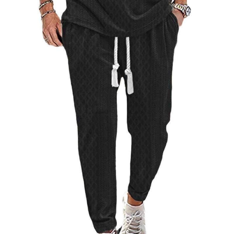 Herrar Stylish fritidsbyxor med elastisk midja och praktiska fickor Mirla-Eva Jonsson