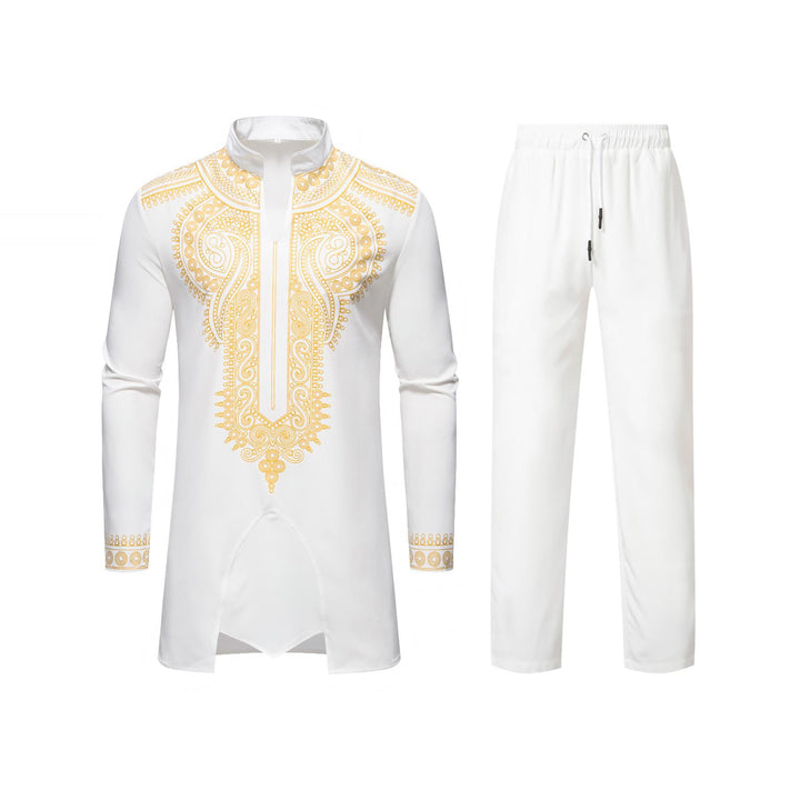 Herrar Traditionell Kaftan-outfit med unik broderi Mirla-Eva Jonsson