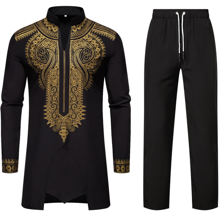 Herrar Traditionell Kaftan-outfit med unik broderi Mirla-Eva Jonsson