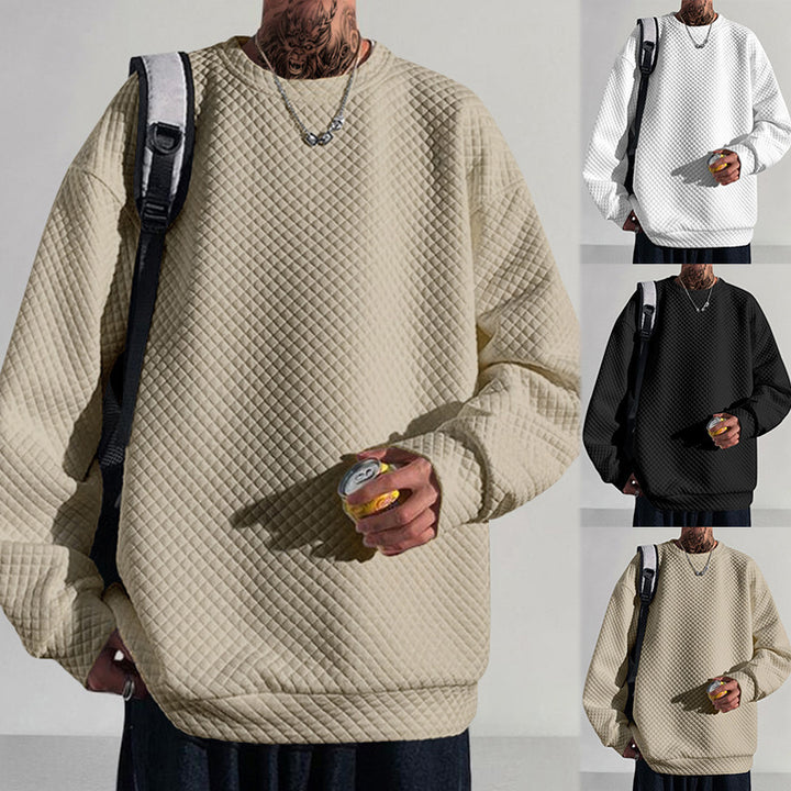 Herrar Urban Sweatshirt med strukturerad design och avslappnad passform Mirla-Eva Jonsson