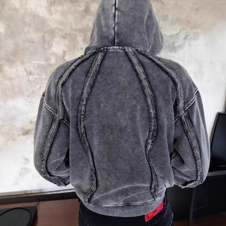 Herrar Urban hoodie av strukturerat material Mirla-Eva Jonsson