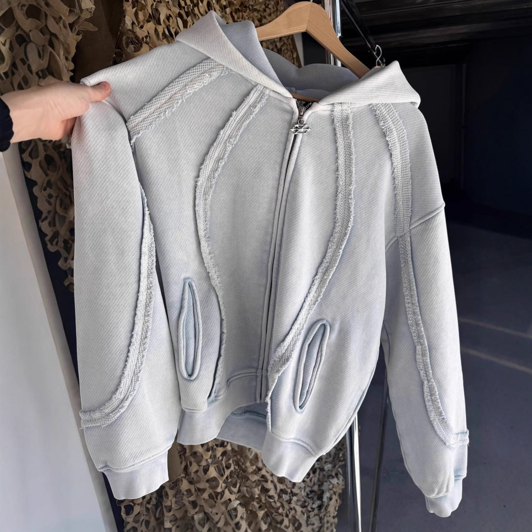 Herrar Urban hoodie av strukturerat material Mirla-Eva Jonsson